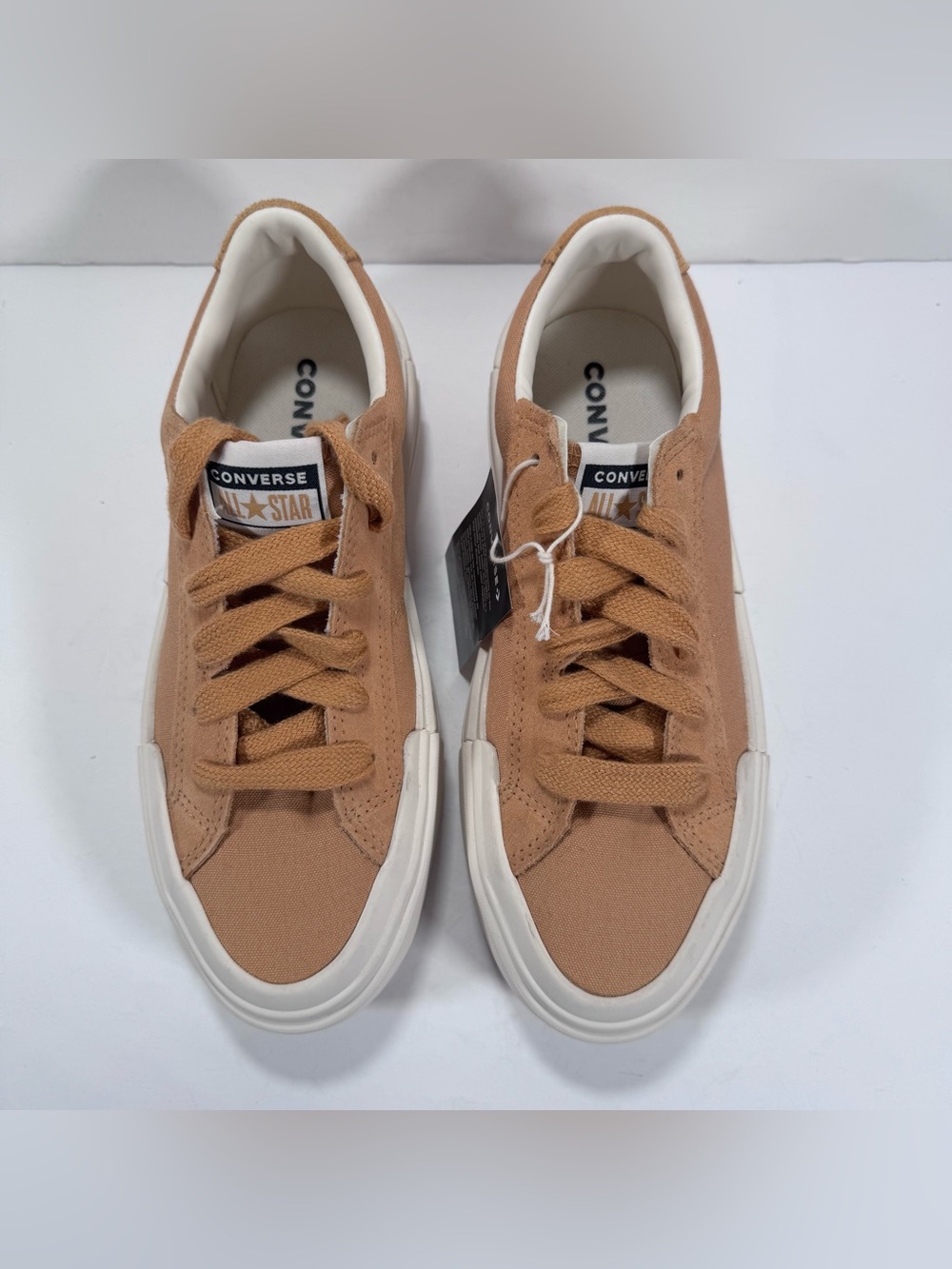 Converse CTAS Cruise Chunky Platform Sneakers Sandy Shore Egret Women Size 9 - Picture 2 of 10